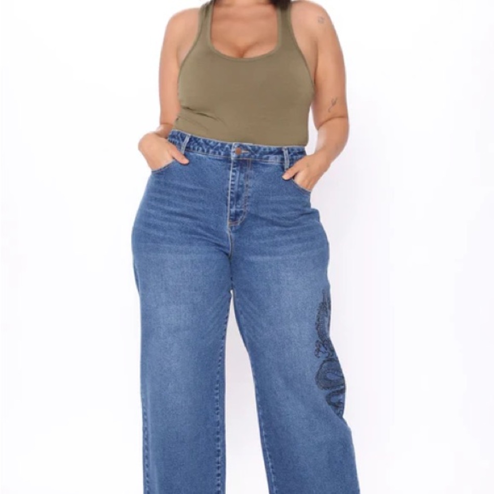 Fashion Nova Divine Basic Tank Bodysuit - 
Olive